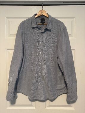 14th & Union Men's Pale Blue Button-Down Shirt | Long Sleeve | Size XL